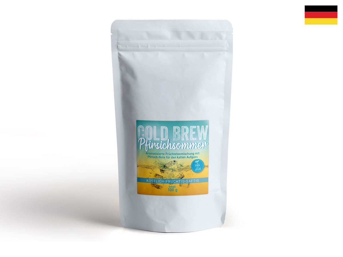 Cold Brew Früchteteemischung Pfirsichsommer Pfirsich-Note 100 g