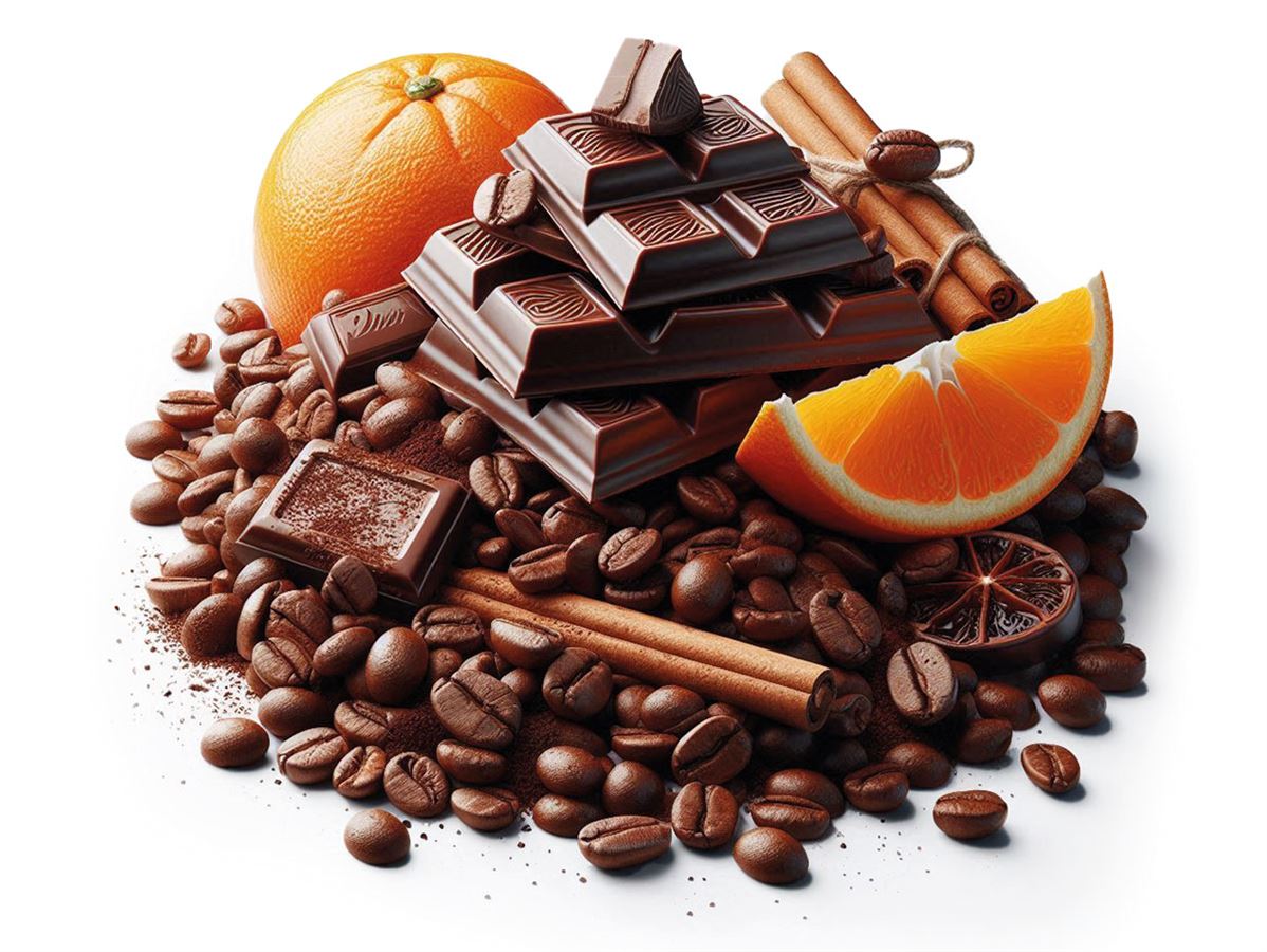 Kaffee Schoko-Orange 250 g, ganze Bohne aromatisiert
