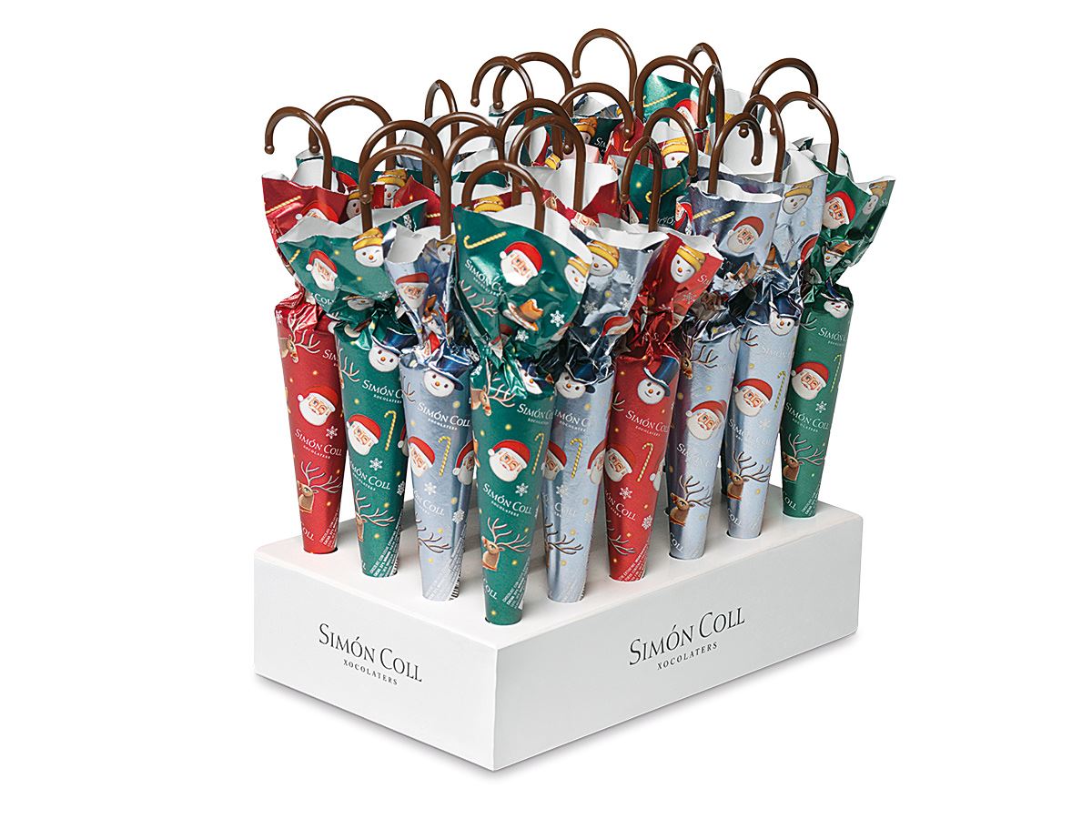 Schokoladen-Schirme "Weihnachten"
