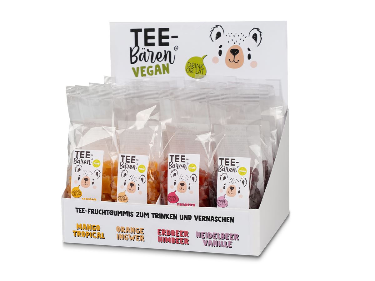 Tee-Bären® Display „Vegan”