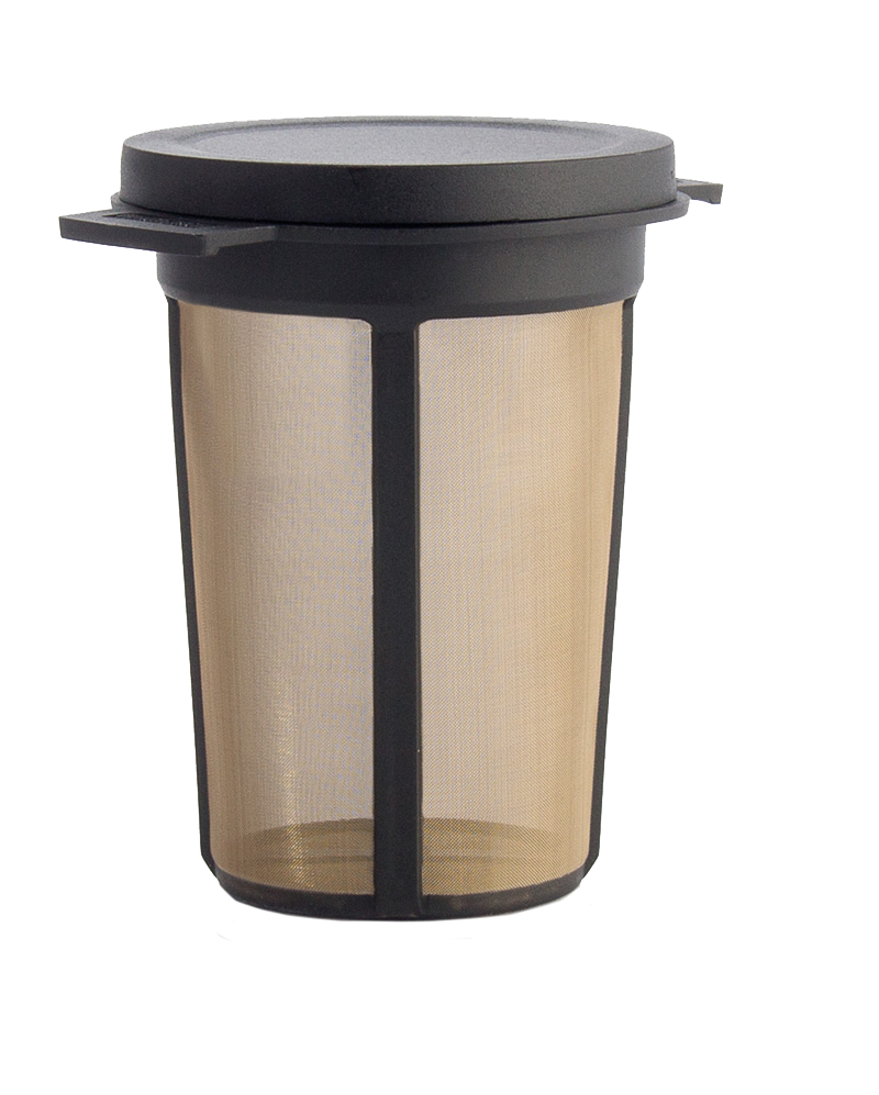 Dauerfilter mit Deckel teeli® best L schwarz