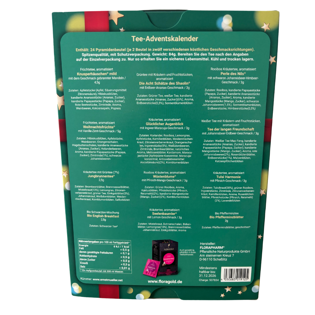 FLORAGOLD® Adventskalender "Buch" 2025