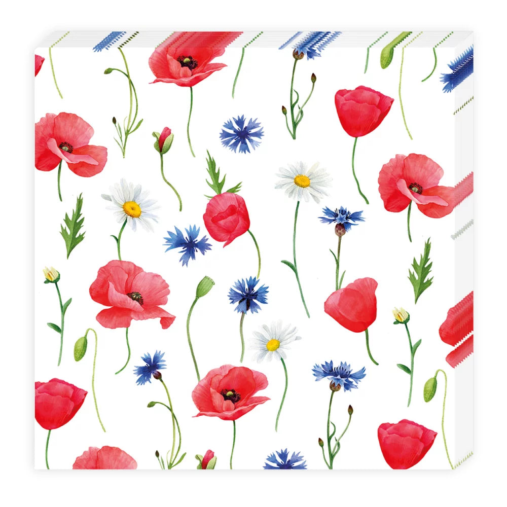 Cocktailserviette Blumenmeer