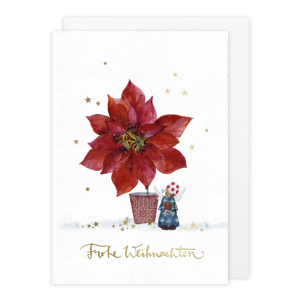 Klappkarte Weihnachtsstern