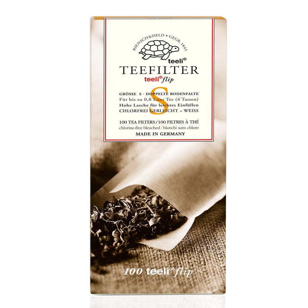 Papierfilter teeli® flip S, weiss