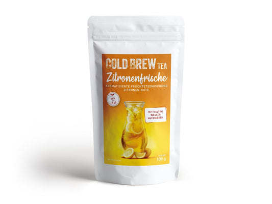 Cold Brew Früchteteemischung Zitronenfrische [Zitronen-Note] 100g, Sommer