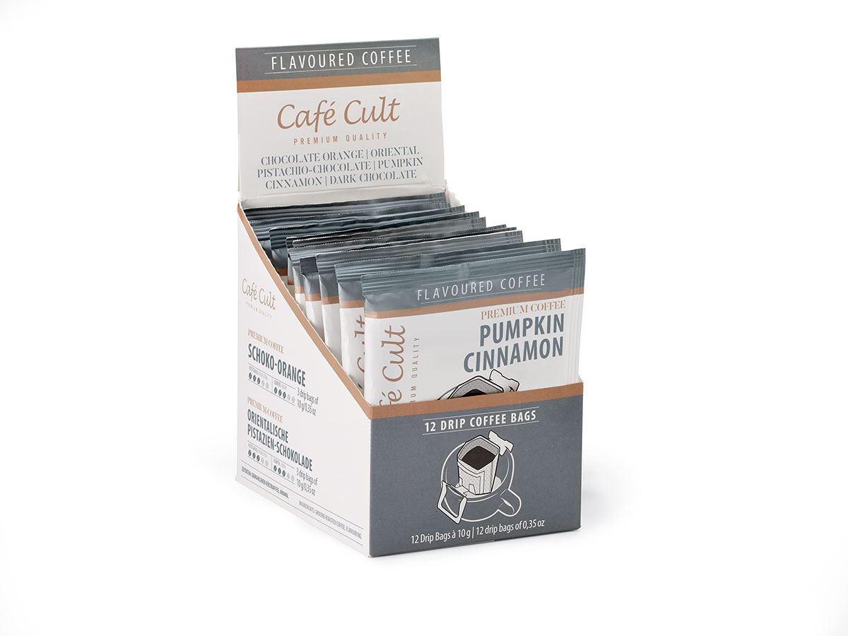 Drip Coffee Bags Aromatisierter Kaffee vers. Sorten 10 g