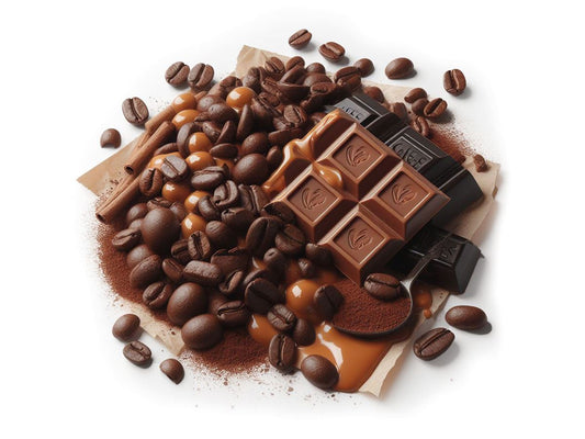 Kaffee Karamell Schoko 250 g, ganze Bohne aromatisiert