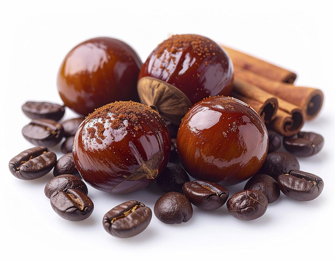 Kaffee Karamellisierte Marone 250 g, ganze Bohne aromatisiert