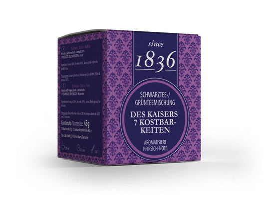 Schwarztee/Grüntee Des Kaisers 7 Kostbarkeiten Pfirsich-Note