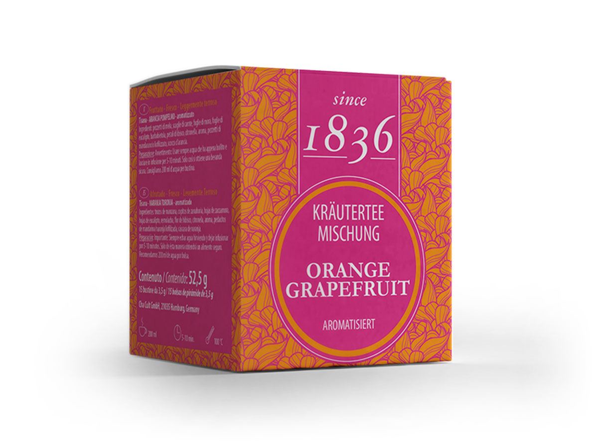 Kräuterteemischung Orange Grapefruit Orangen-Grapefruit-Note