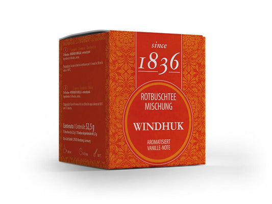 Rotbuschteemischung Windhuk Vanille Vanille-Note
