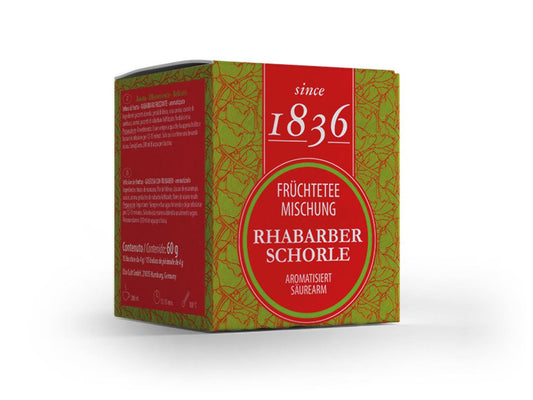 Früchteteemischung Rhabarberschorle Rhabarber-Note