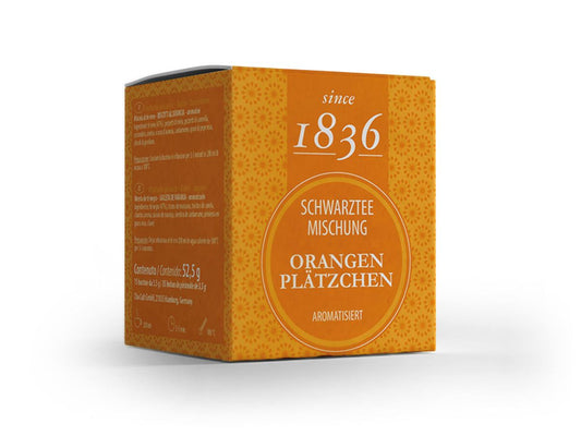 Schwarzteemischung Orangenplätzchen Orangenplätzchen-Note