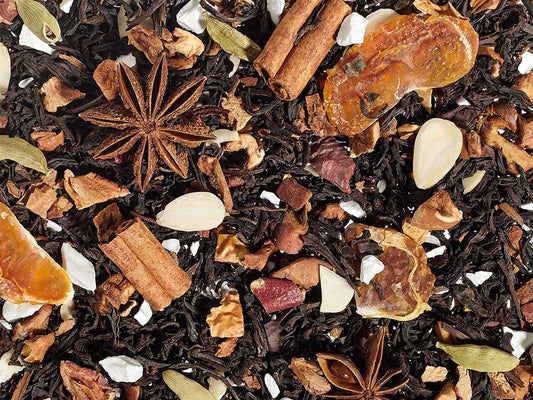 Schwarzteemischung Mandarinen-Lebkuchen Parfait aromatisiert