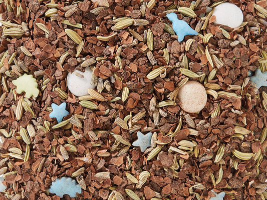 Kräuterteemischung k.b.A. Kakao/Lavendel/Tonka