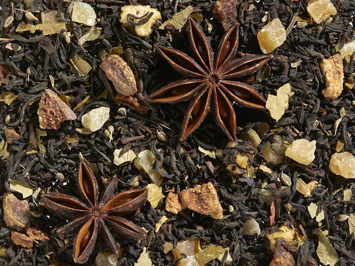 Schwarzteemischung Würzige Birne [Birnen-Ingwer-Note] aromatisiert