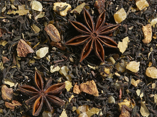 Schwarzteemischung Würzige Birne [Birnen-Ingwer-Note] aromatisiert