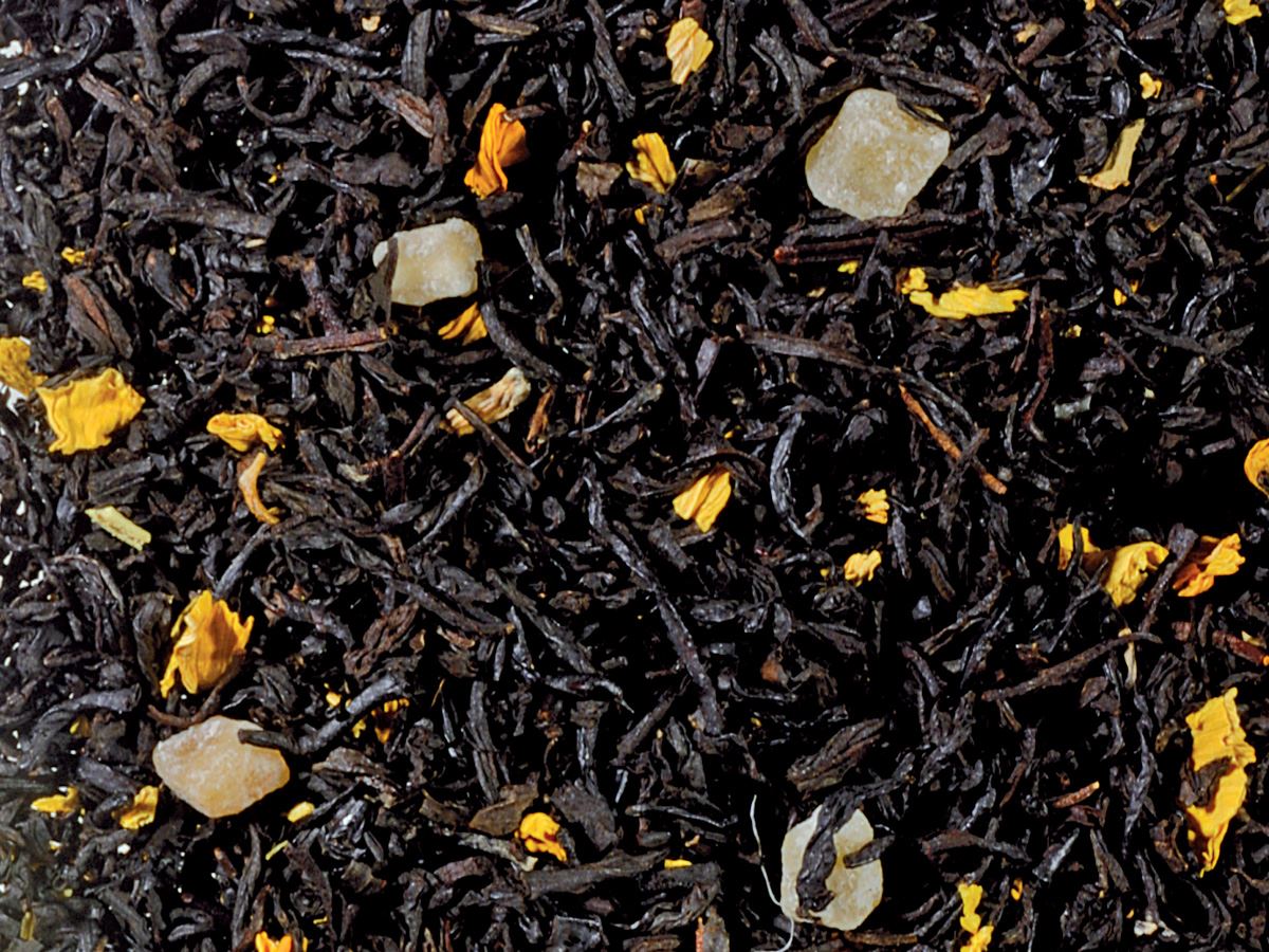 Schwarzteemischung Mango [Mango-Note] aromatisiert, Sommertee