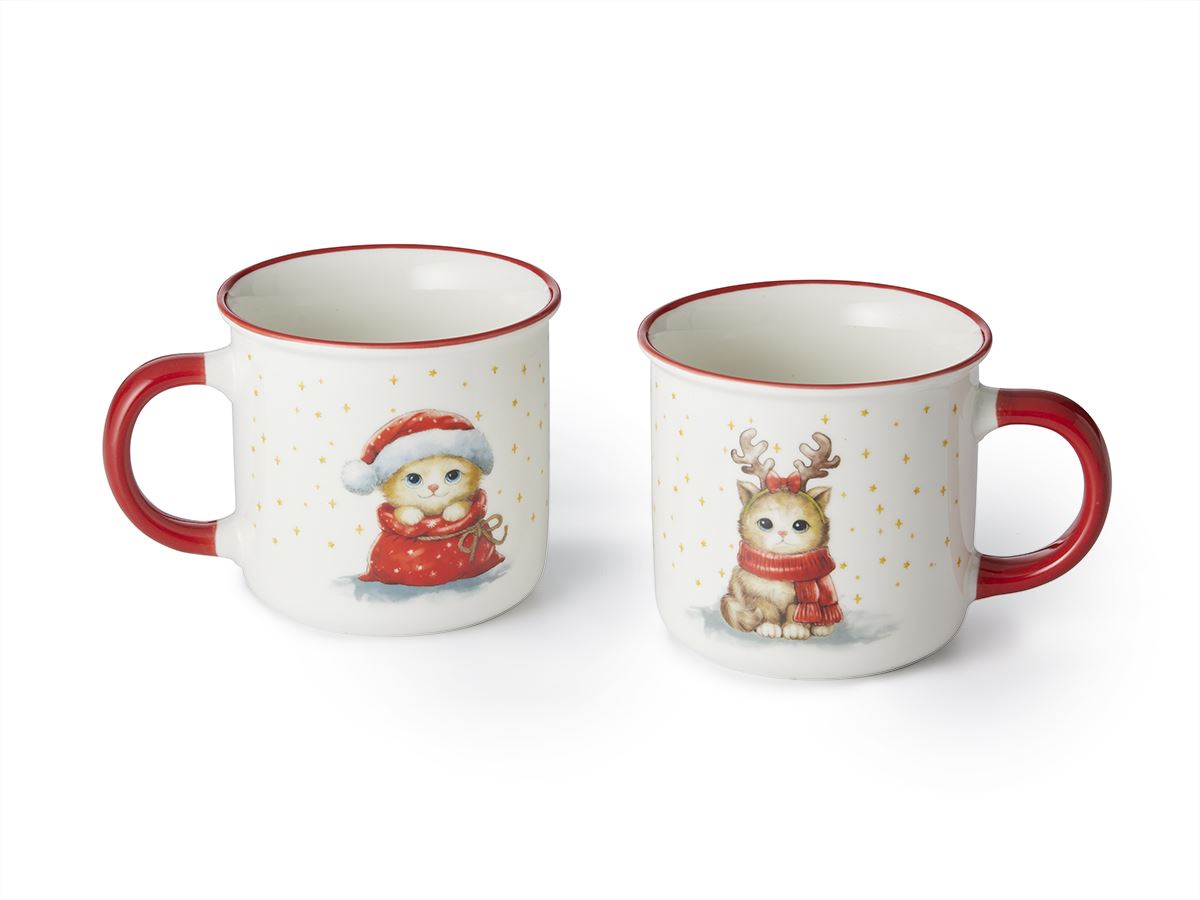 Becher "Christmas Cats"