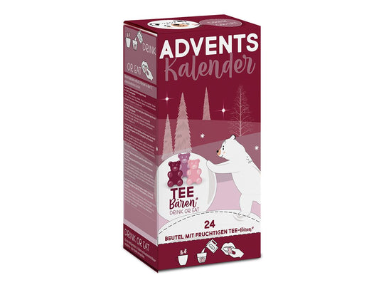 Tee-Bären® Adventskalender 24 x 15 g, Schneekugel