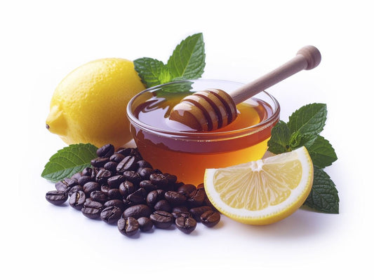 Kaffee Cool-Spritz (Honig-Zitrone-Minze) 250 g, ganze Bohne aromatisiert