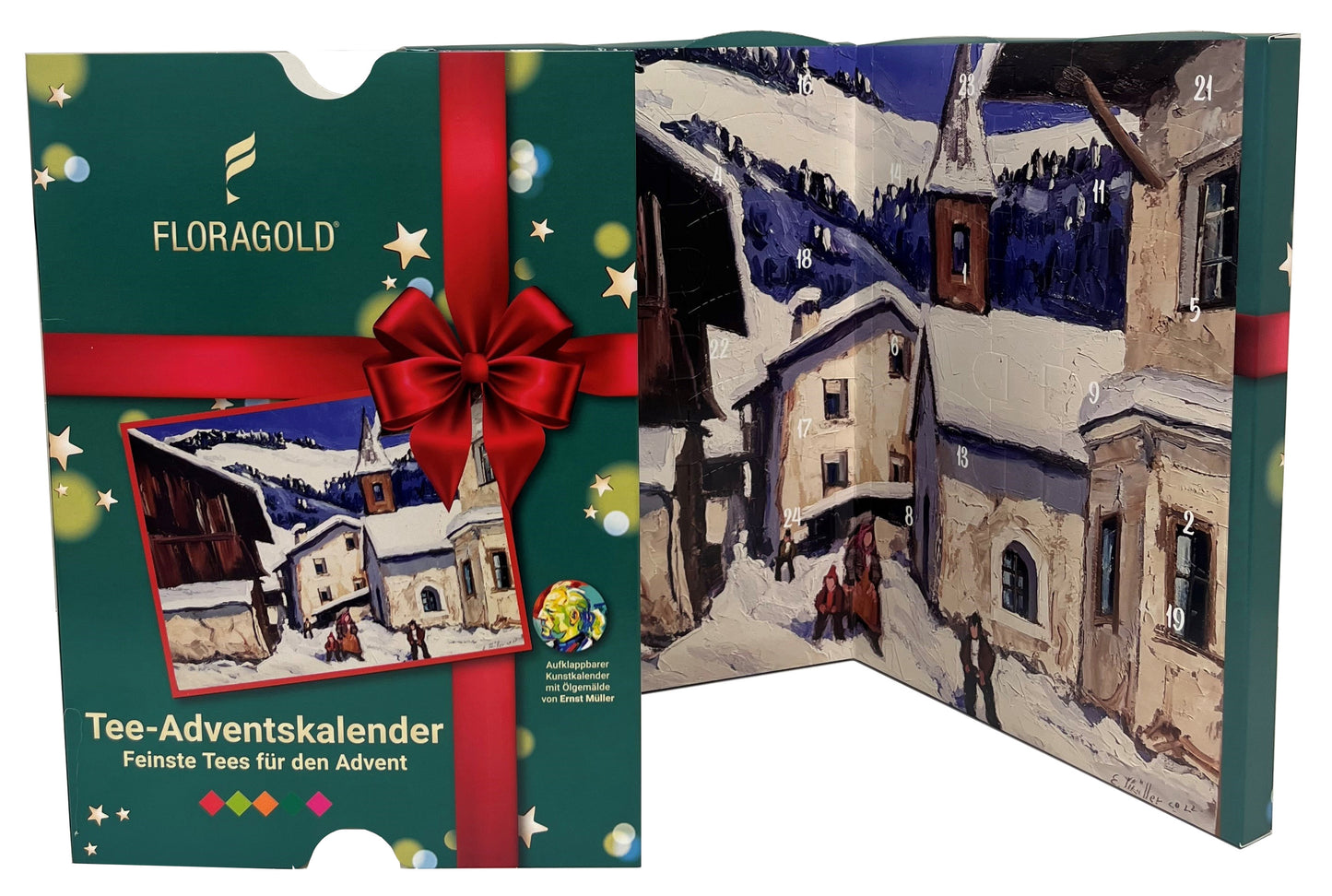 FLORAGOLD® Adventskalender "Buch" 2024