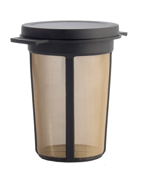 Dauerfilter mit Deckel teeli® best M schwarz