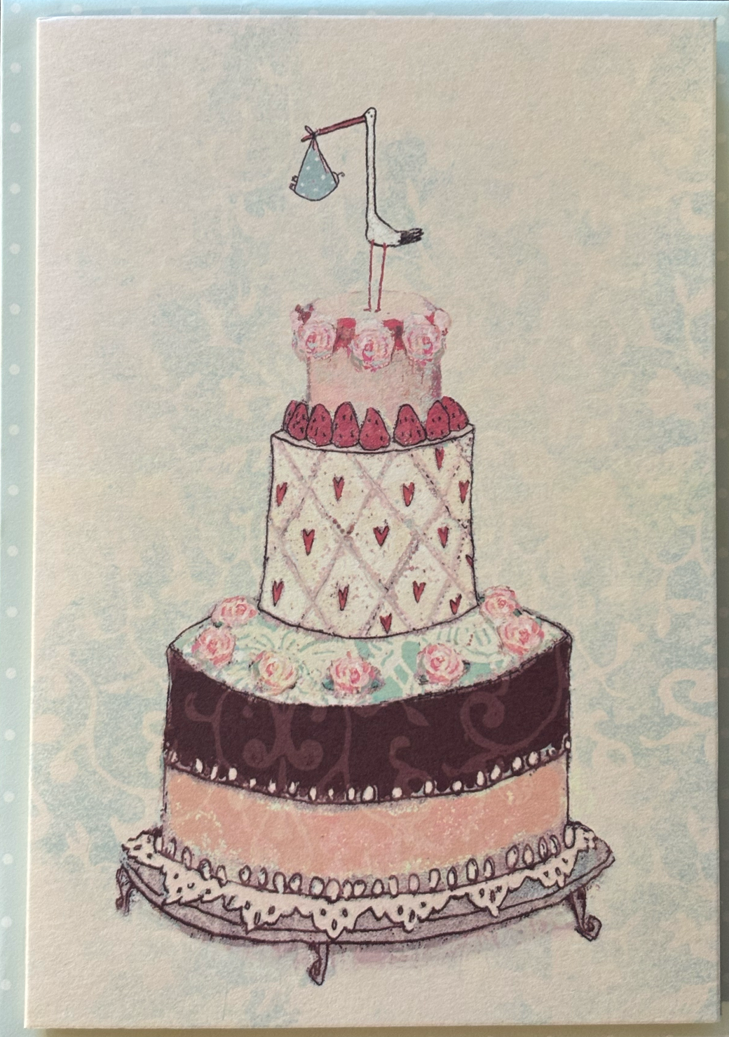 Postkarte Torte