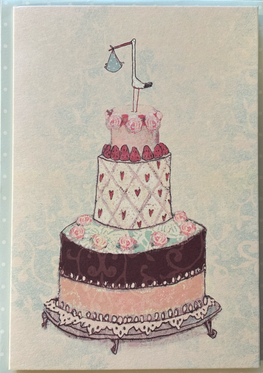 Postkarte Torte
