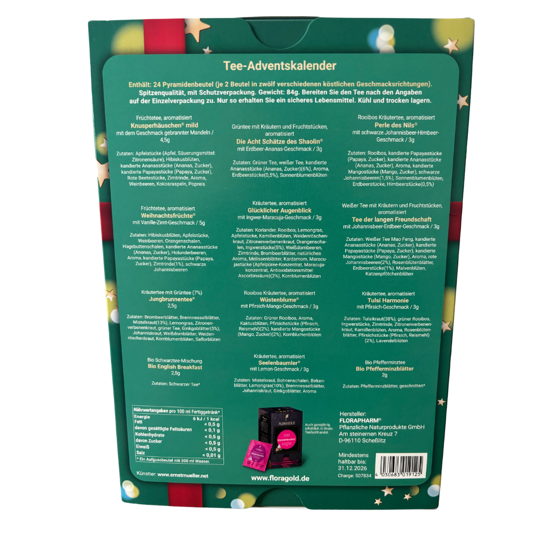 FLORAGOLD® Adventskalender "Buch" 2024