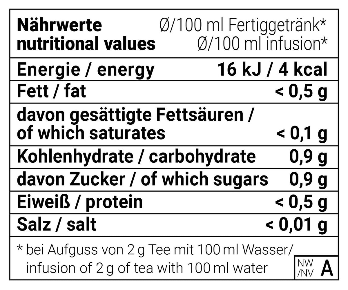 Elfen Limonade mild natürlich, Früchtetee