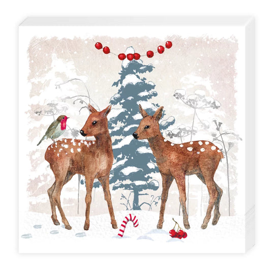 Cocktailserviette Weihnachtswald